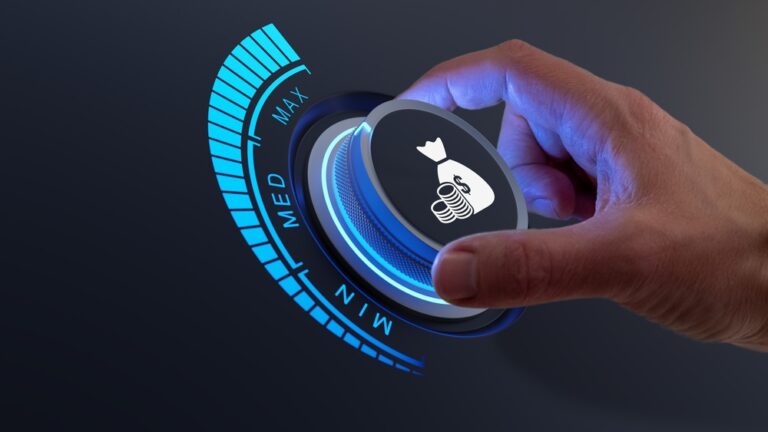 Gestão de capital de giro representada por controle de liquidez, ajuste de nível financeiro e tomada de decisão estratégica.